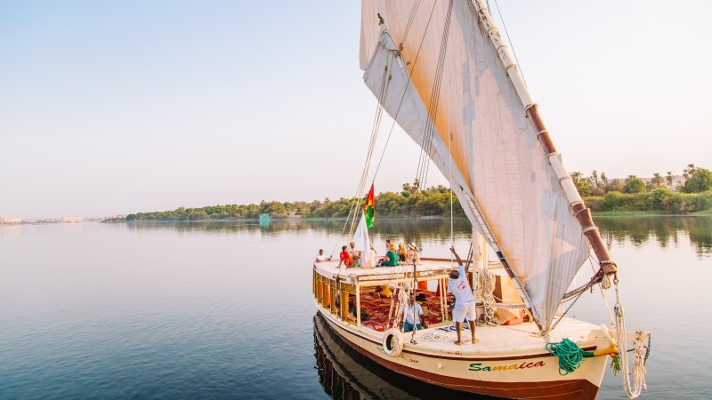 8 jours d'immersion sur le Nil sacre : entre temples, felouque et rencontres